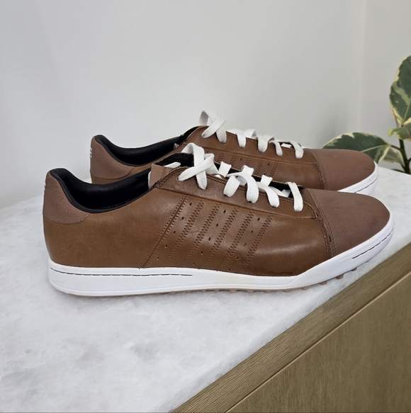 adidas Other - Adidas Leather Spikeless Golf Shoes